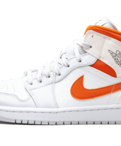 air jodan 1 Mid Starfish Pure Platinum