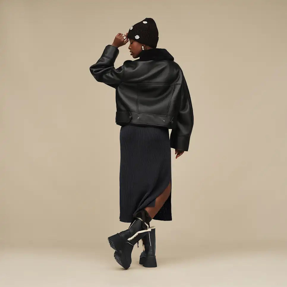 Femme Finnian LuxeFluff Moto Jacket - Image 6