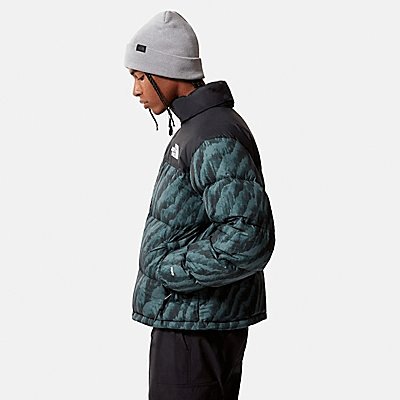 The North Face - Printed 1996 Retro Nuptse Jacket - Balsam Green Wood Tiger Print - Image 7