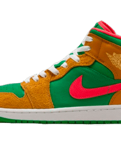 air jodan 1 Mid SE Wheat Watermelon