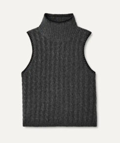 Alternative view of Femme Zariah Cable Knit Tank Top