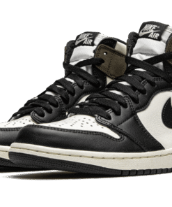 Alternative view of air jodan 1 Retro High Dark Mocha