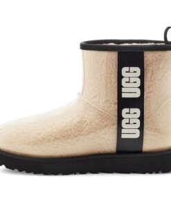 (WMNS) CLASSIC CLEAR MINI Snow boots 'Black' 1113190-NBLC