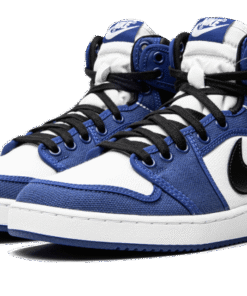 Alternative view of air jodan 1 Retro AJKO Storm Blue