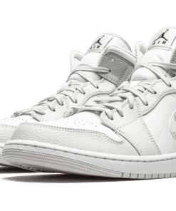 Alternative view of air jodan 1 Mid Grey Camo