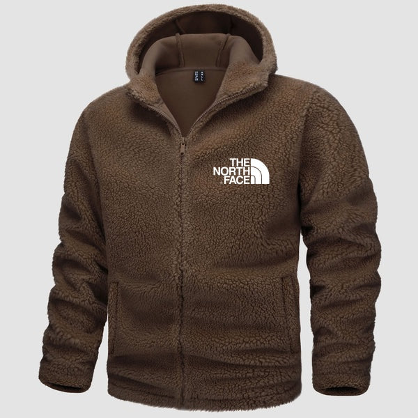 2024 THE NORTH FACE-Men's Fleece Hoodie Sherpa Jacket Full Zip with 4 Pockets - Image 8