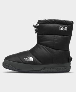 The North Face -  W Nuptse Apres Bootie - Asphalt Grey - Tnf Black