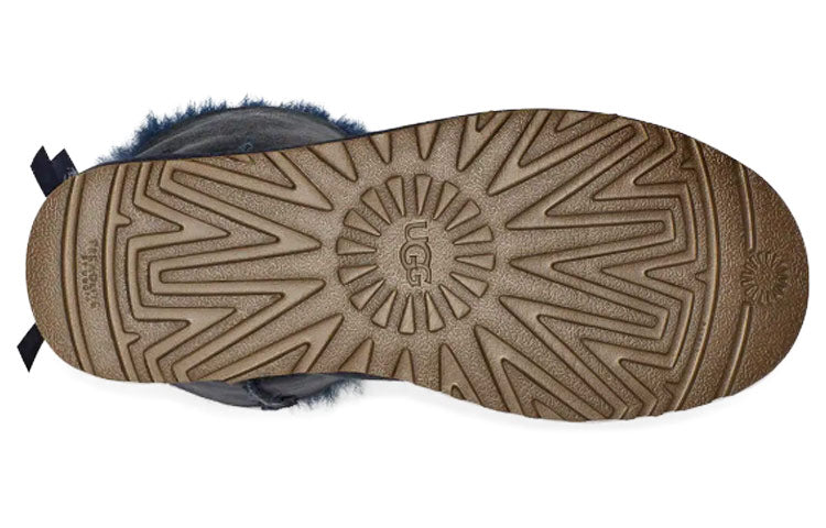 (WMNS) Bailey Bow II Boot Fleece Lined High Top Navy Blue 1016225-NAVY - Image 2