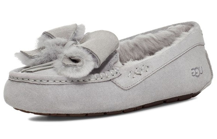 (WMNS) Ansley Bow Slipper 'Light Grey' 1113470-LGRY - Image 5
