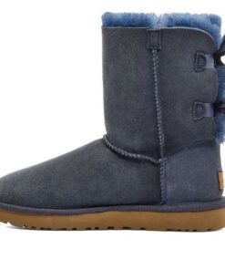 (WMNS) Bailey Bow II Boot Fleece Lined High Top Navy Blue 1016225-NAVY