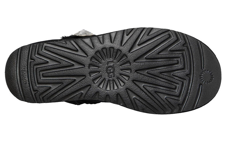 (WMNS) Mini Bailey Button Bling Fleece Lined 'Black White' 1016554-BLK - Image 6