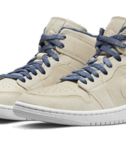 Alternative view of air jodan 1 Mid SE Sanddrift