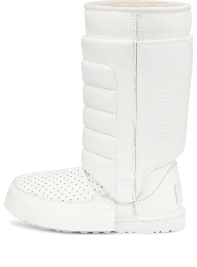 x SHAYNE OLIVER So Armourite Greaves Boots 'White' 1144270-WHT