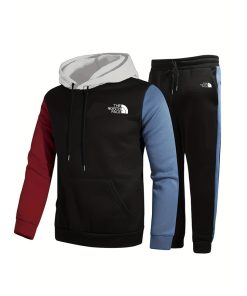 Alternative view of The North Face Color Block Suit Drawstring Pocket Hoodie Set