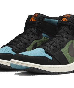 Alternative view of air jodan 1 Retro High Element Gore-Tex Black Olive