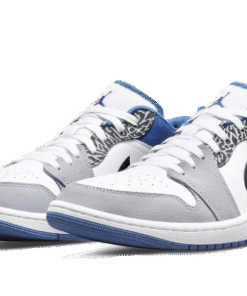 Alternative view of air jodan 1 Low SE True Blue