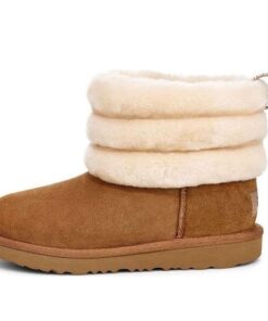 Fluff Mini Quilted (Big Kids) Chestnut 1103612K-CHE