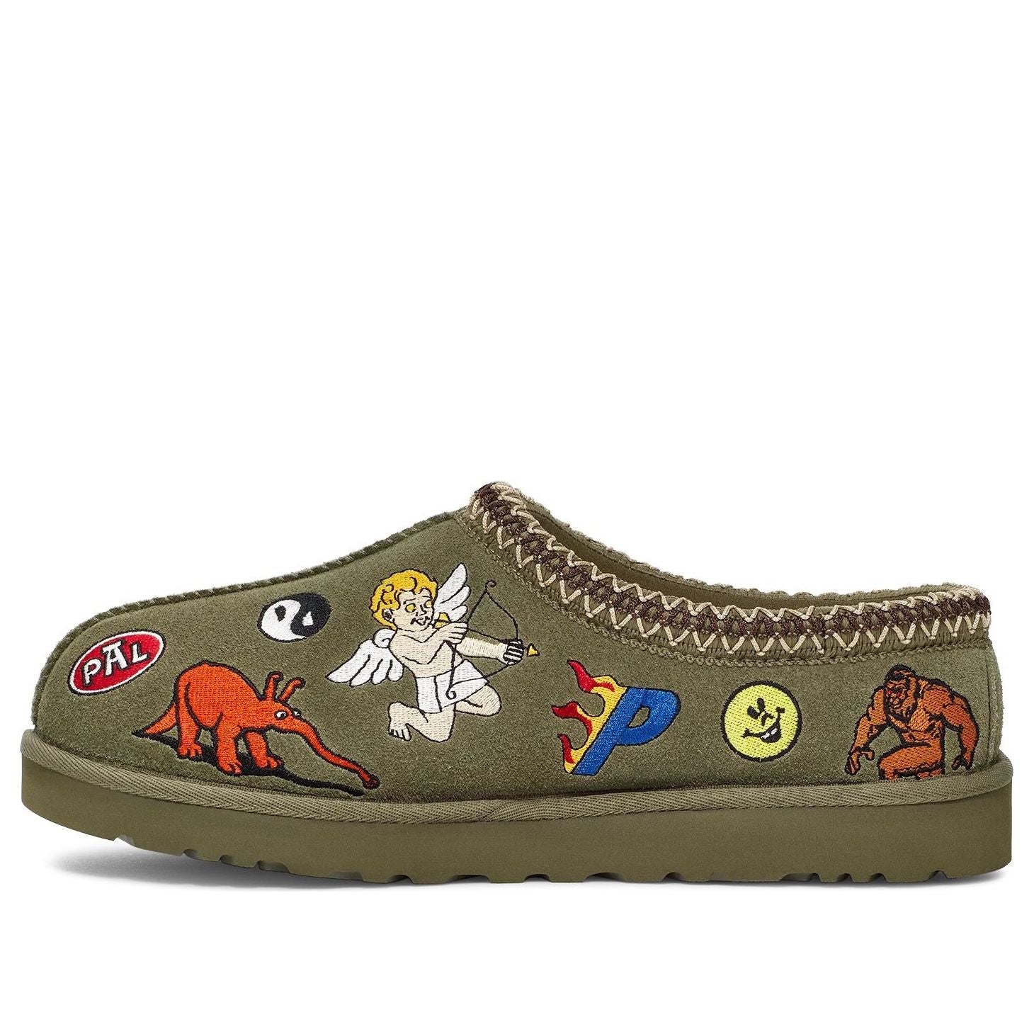 x Palace Tasman Slipper 'Burnt Olive' 1157290-BTOL