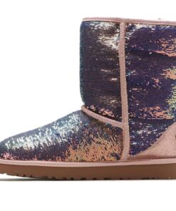 (WMNS) Classic Short Cosmos Sequin Rose Gold 1103796-QRT