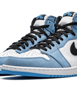 Alternative view of air jodan 1 Retro High OG University Blue