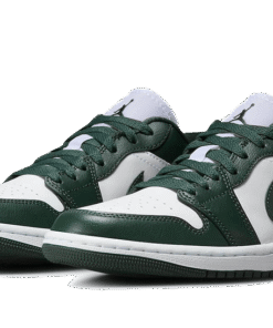Alternative view of air jodan 1 Low Galactic Jade