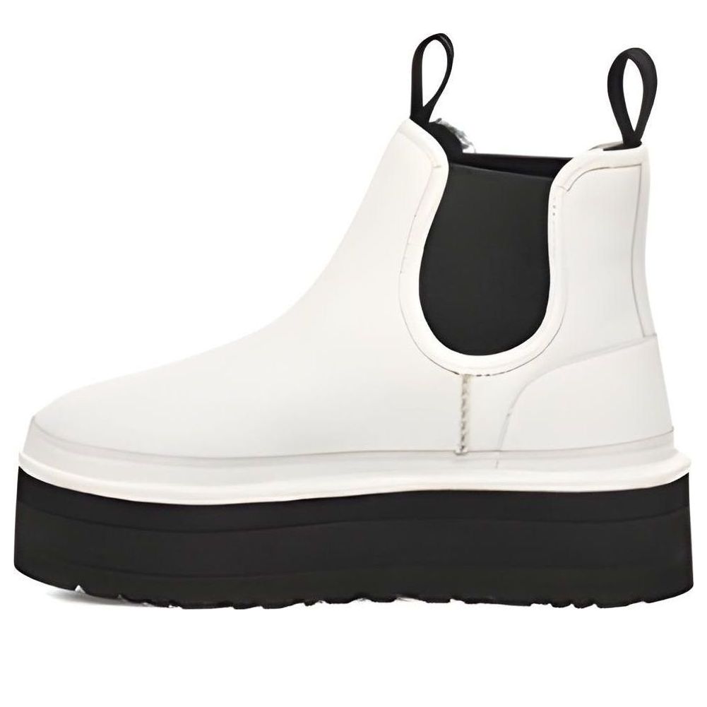 (WMNS) Neumel Platform Chelsea Boot 'Pebbled White' 1130533-PDWH