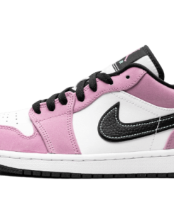 air jodan 1 Low SE Violet Shock White Black