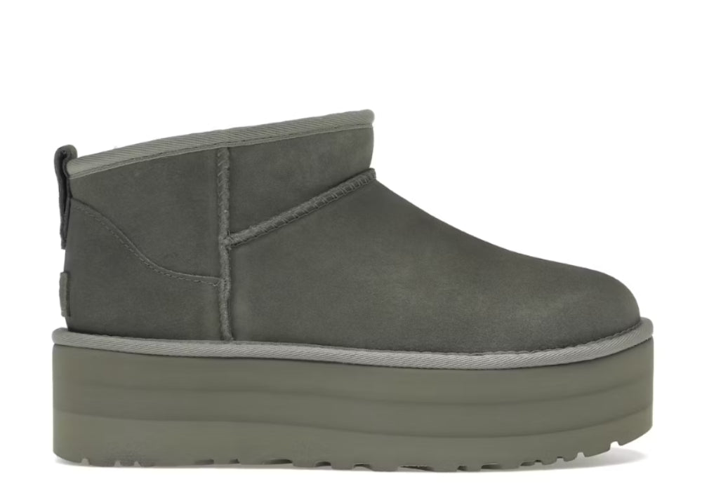 ugg Classic Ultra Mini Platform Boot Moss Green