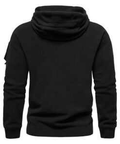 Homme hooded outdoor tactical solid color hoodie