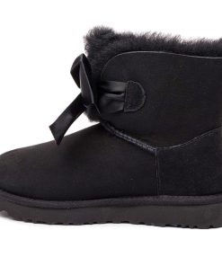 (WMNS)  Gita Bow Mini Fleece Lined Black 1098360-BLK