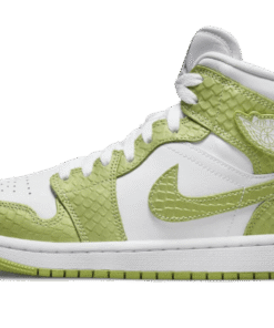 air jodan 1 Mid Green Python