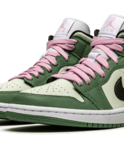 Alternative view of air jodan 1 Mid Dutch Green