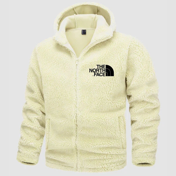 2024 THE NORTH FACE-Men's Fleece Hoodie Sherpa Jacket Full Zip with 4 Pockets - Image 6