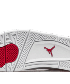 Alternative view of air jodan 4 Retro Metallic Red