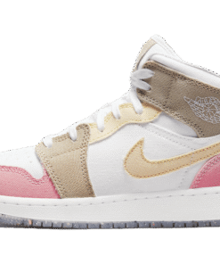 air jodan 1 Mid SE Pastel Vivid Green Grind