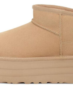 Alternative view of (WMNS) Classic Ultra Mini Platform 'Driftwood' 1135092-DRI