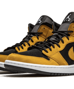 Alternative view of air jodan 1 Mid Desert Ochre