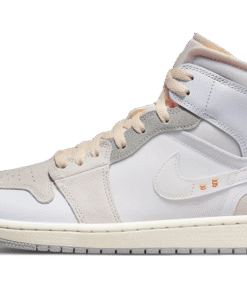 air jodan 1 Mid SE Craft Inside Out White Grey