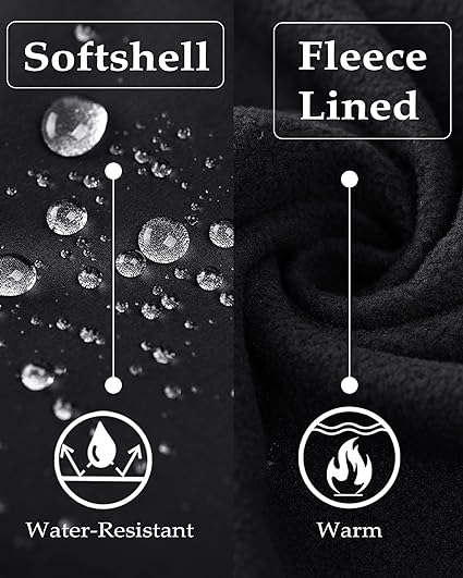 THE NORTH FACE Softshell Jacket Fleece Lining Camouflage Outdoor Coat- Men's - Image 14