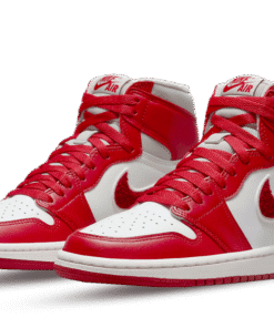 Alternative view of air jodan 1 Retro High OG Varsity Red for Chen