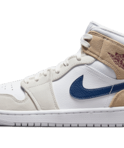 air jodan 1 Mid Tan Suede