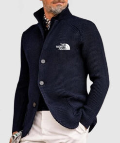 2024 THE NORTH FACE-Men's Elegant Lapel Knitted Pocket Jacket