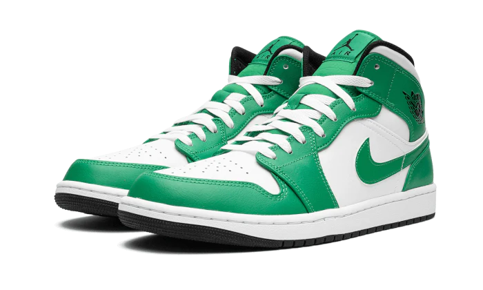 air jodan 1 Mid Lucky Green - Image 3