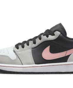 air jodan 1 Low Black Grey Pink