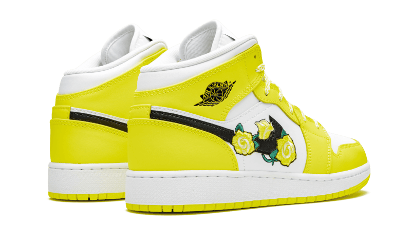 air jodan 1 Mid Dynamic Yellow Floral - Image 4