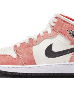 air jodan 1 Mid SE Orange Suede