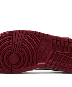 Alternative view of air jodan 1 Mid SE Tiki Leaf Team Red