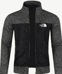 2024 THE NORTH FACE-Men's knitted cardigan jacket, autumn and winter casual stand-up collar full zipper jacket, long sleeve regular fit cardigan