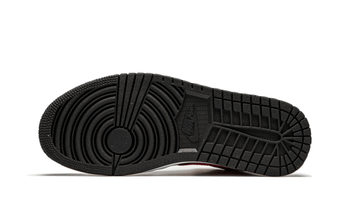 air jodan 1 Mid Black Siren Red - Image 4