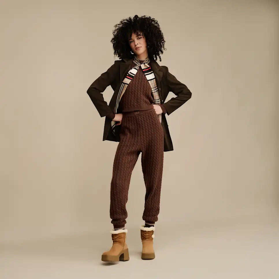 Femme Lorelai Cable Knit Jogger - Image 6